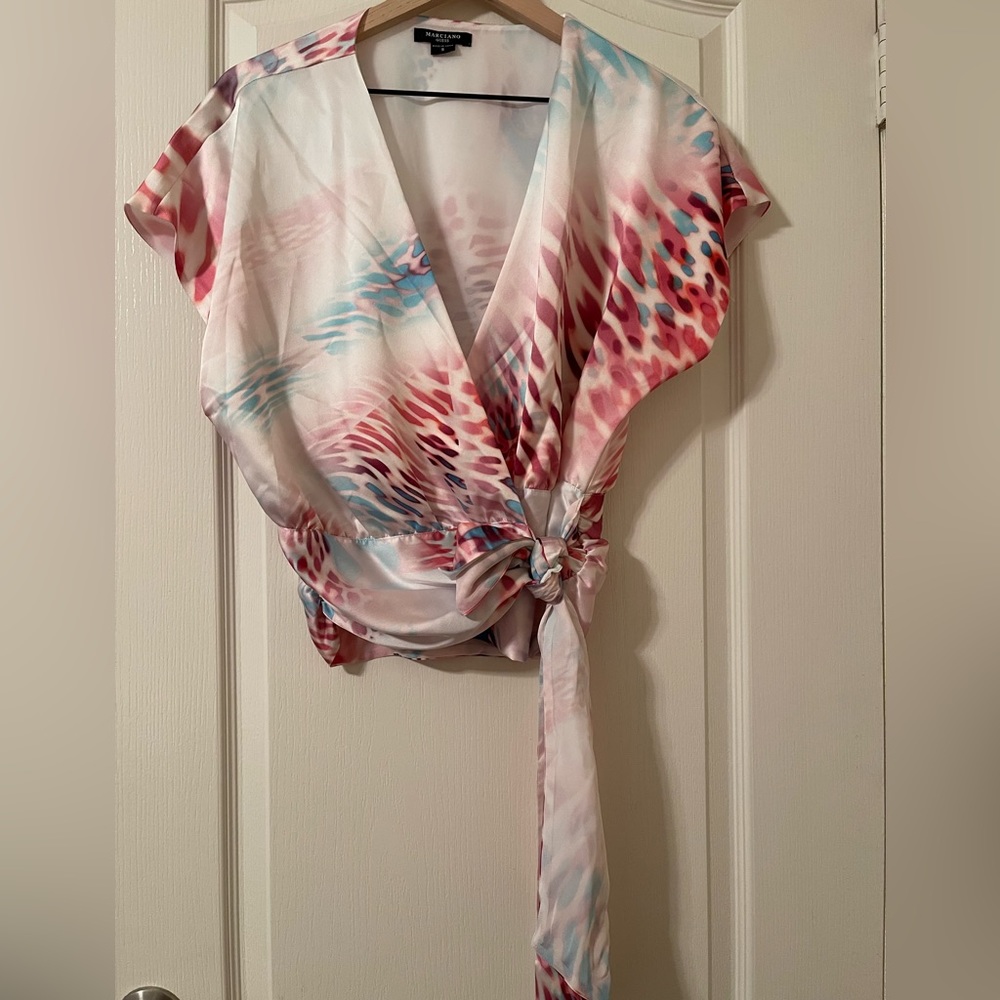 Marciano Amazon Wrapped Blouse